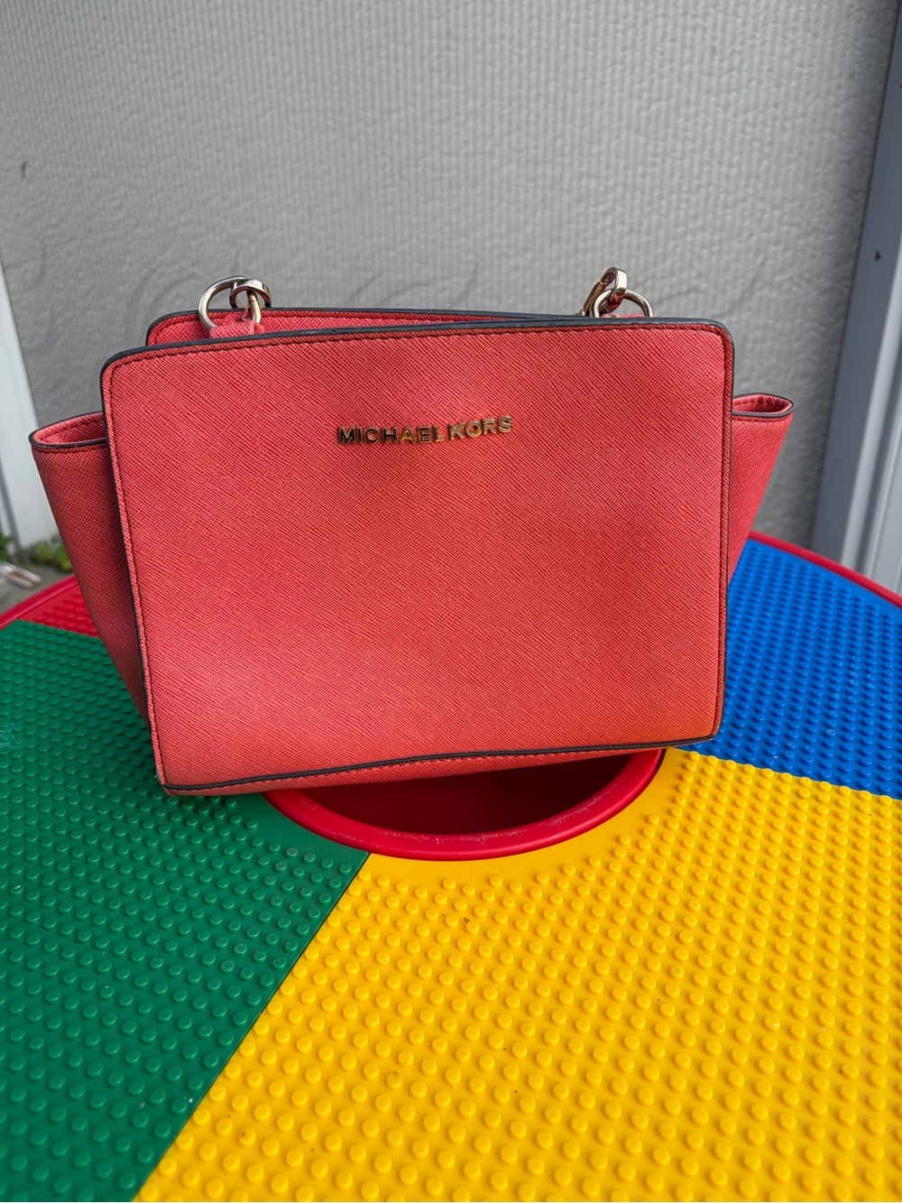 Michael Kors Selma Saffiano Leather Crossbody Bag